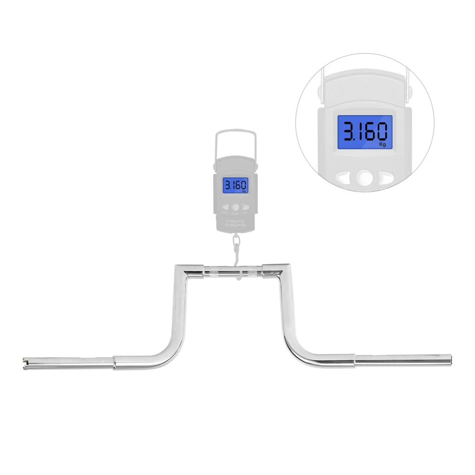 Barras de suspensión Fat 1 1/4" Ape manillar de elevación de 10" aptas para Harley FLST Sportster XL Foto 3 de 4