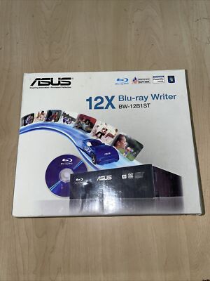 ASUS 12X Internal Blu-Ray Burner Sata BW-12B1ST Internal Drive