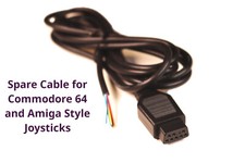 Commodore 64, Amiga, Atari, Sega Joystick Replacement Cable, DB9, 170 cm, 5.5 ft