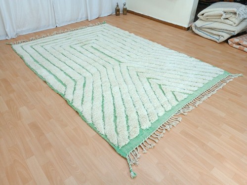 Moroccan handmade rug Beni Ourain rug Berber wool rug Moroccan decor rug CustomR - Picture 3 of 16
