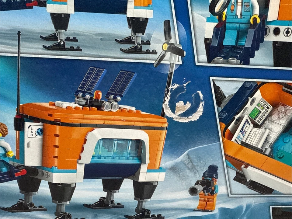 60378 ARCTIC EXPLORER TRUCK & MOBILE LAB lego set legos city town polar bear NEW - Image 2 of 3