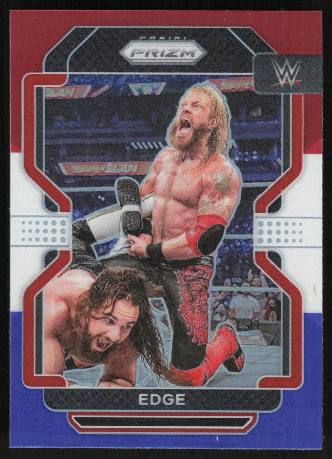 Edge 2022 Panini Prizm WWE # 164 Red White Blue Prizm Raw