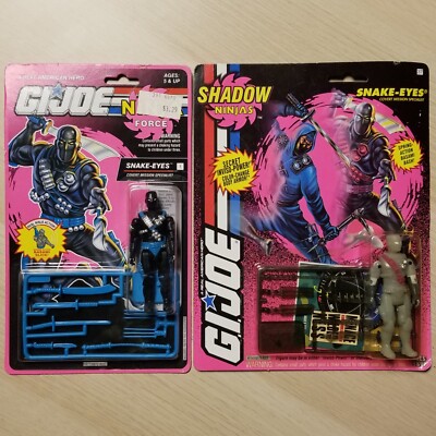 G.I. Joe Snake Eyes Lot 1992 Ninja Force 1993 Shadow Ninjas arashikage