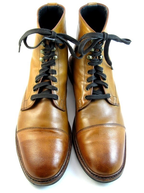 Allen Edmonds Landon Fireside Cap Toe Leather Wool Boots Mens Size 11 D Dainite Men main image 4