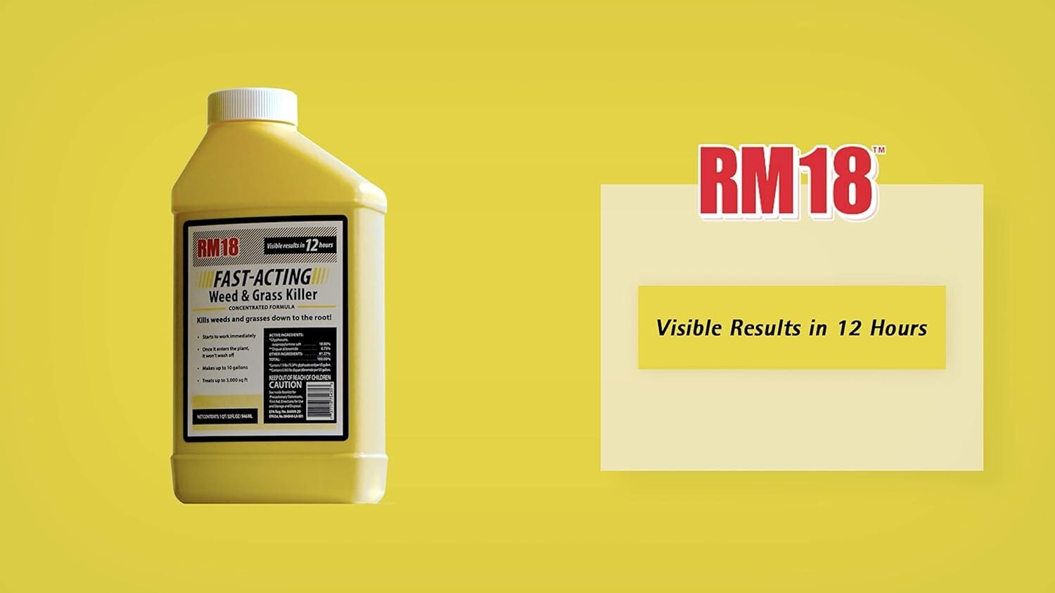 Rm18 Fast Acting Weed Grass Killer, can't be shipped to TX and WA, WV
