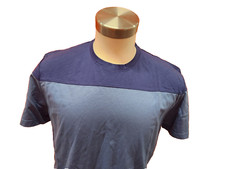 NWT Men's Calvin Klein Slim Fit Shirt Blue/Dark Blue Size L