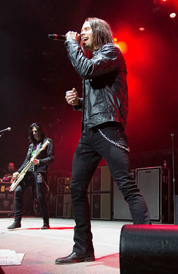 Todd Kerns and Miles Kennedy at The Palace of Auburn Hills on Febr- Old Photo