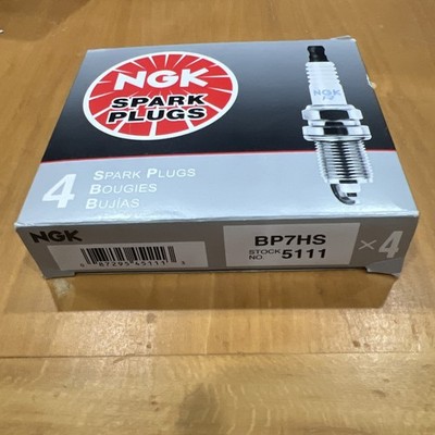 NGK 4 Pack of Genuine OEM (5111) Spark Plugs - BP7HS-4PK