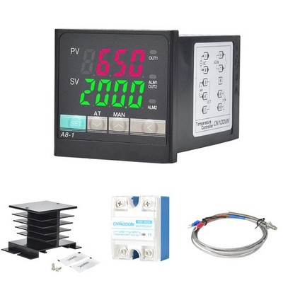 Pid Temperature Controller Kit 100240 Vac Voltage With 40da Solid State Relay...
