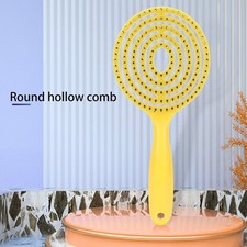 Hair Detangling Brush Salon Round Head Straightenning Detangler Brush Comb