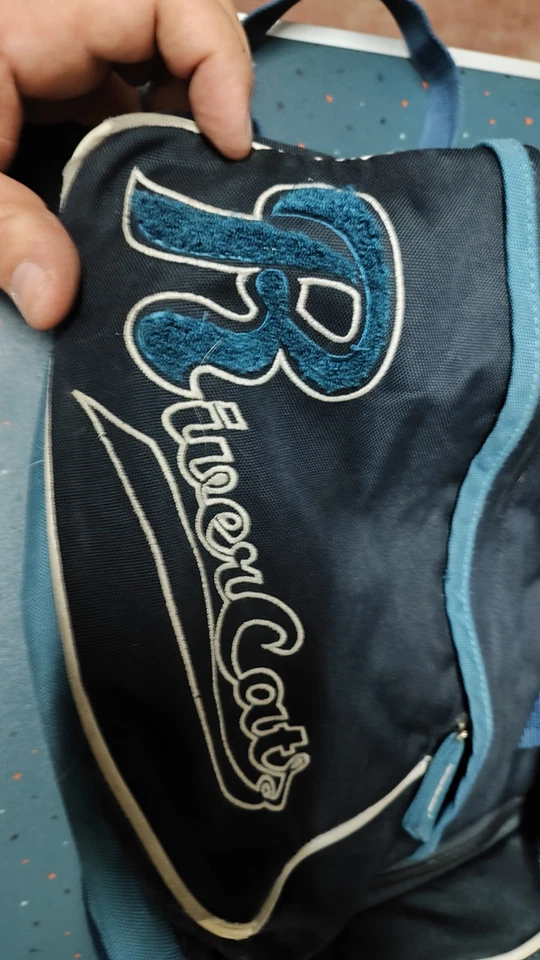 Lotto 3 Zaini Invicta Vintage - Prime West Ruck - Quasar - River Cats - Anni '90 - Immagine 4 di 4