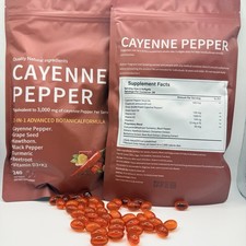 CAYENNE pepper soft gels 2 bags