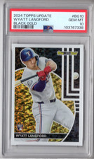 2024 Topps Update Wyatt Langford - Black Gold PSA Gem Mint 10