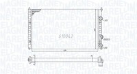 Magneti Marelli MotorküHler WasserküHler 350213838000 FüR VW Polo 3 Classic 6V2