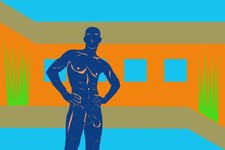 Content Nude - Fine Art Print - 12x18 print/mat - Free Ship TheHastingsGallery