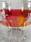 Vintage Arte Murano Linea Mary Crystal Cranberry Flash Grapes Ice Bucket — photo 4