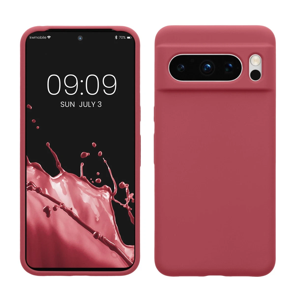 Custodia Kwmobile Per Honor 9A – Cover In Silicone TPU Morbido, Antiurto, Oro Rosa Matt, Protezione Posteriore
