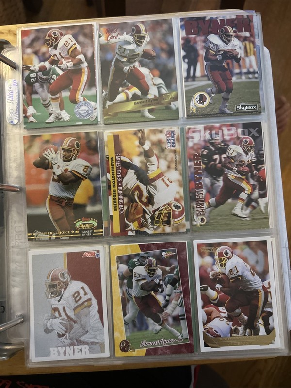 1990 earnest Byner Lot (19 ) Cards
