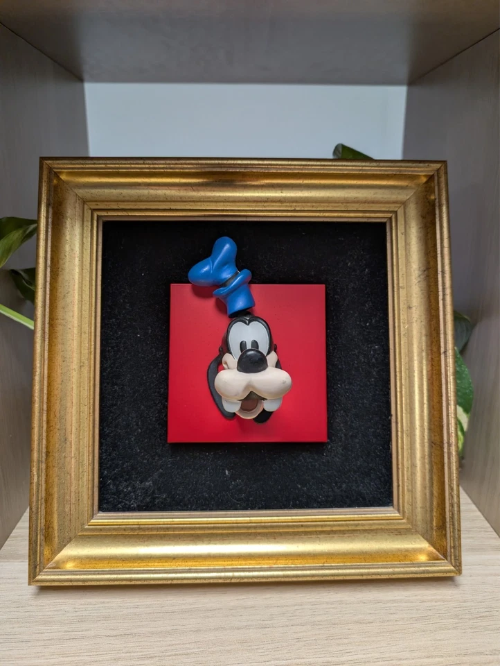 Goofy Face In A Golden - Frame - Goofy Collectibles - Disney Jie Gantofa Suecia Foto 2 de 4