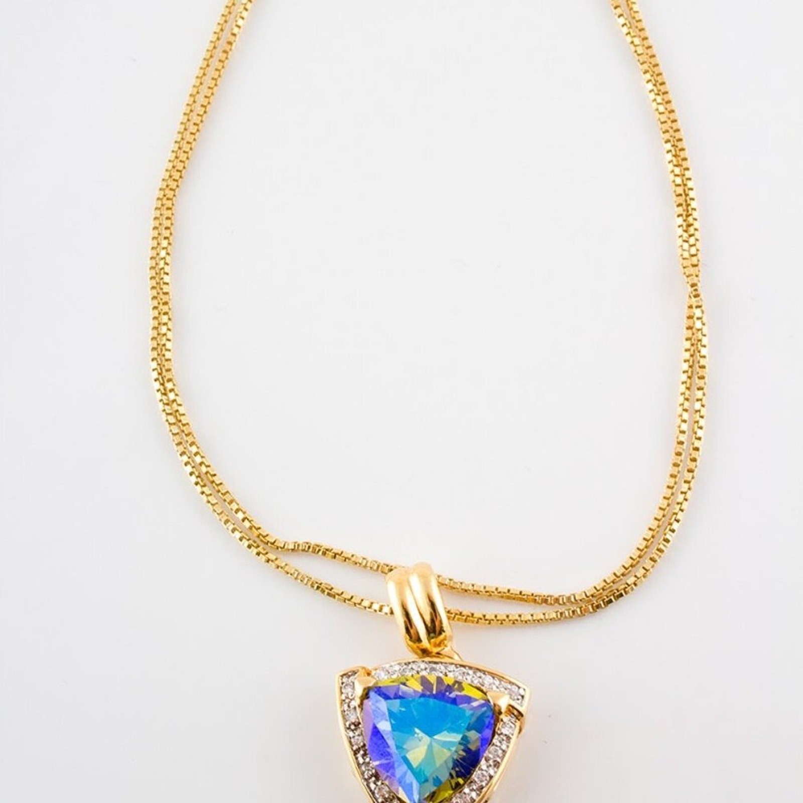 14Kt Gold Over Solid Silver Certified Gemstone an… - image 3