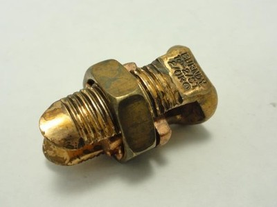 205967 Old-Stock; Burndy KS26 Copper Split Bolt; Cu: 2 AWG-2/0 AWG (Str)