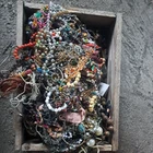 Huge Lot of Vintage to Modern Costume JEWELRY Lot  Mixed Tangled , Crafted 16 Lb