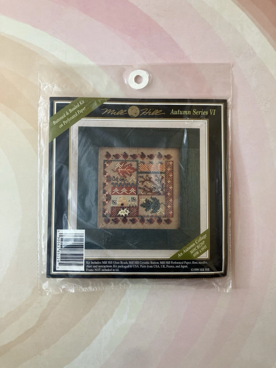 Mill Hill •An Autumn Collage• cross stitch kit MHCB129P, New, Sealed