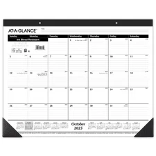 NEW AT-A-GLANCE 2026 Monthly Desk Pad Calendar, 21.75" x 17"