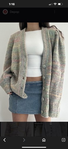 LoveShackFancy Wilford Boyfriend Cardigan Autumn Rainbow Sz M. Perfect Fisherman
