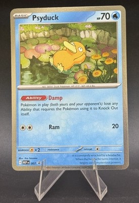 Pokémon TCG Psyduck MEP 007 Mega Evolution Pokemon Blister Promo Cosmos Holo NM