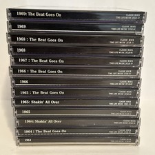 Time Life Classic Rock 13 Music CD Lot 1964-1969 Shakin&rsquo; All Over Beat Goes On