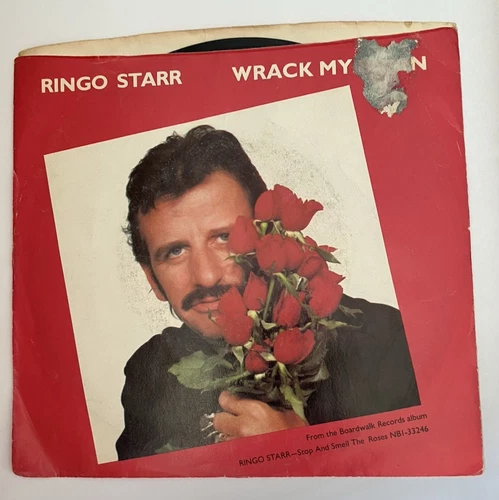 1981-RINGO STARR, (THE BEATLES) "WRACK MY BRAIN", 7" BROADWALK RECORDS, ROCK