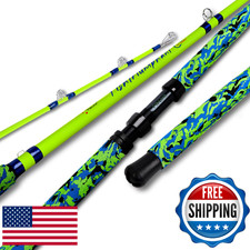 Fiblink Catfish Fishing Rods, 1 Piece/2 Piece Catfishing Pole, Medium Heavy Catf