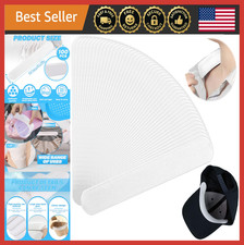 100pcs Sweat Liner Pads, Adhesive Collar Protector for Caps  Hats, Breathable