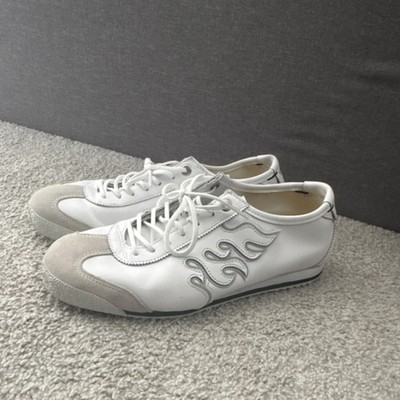 Onitsuka Tiger Mexico 66 White Gray Leather Athletic Sneaker Men's Low Top