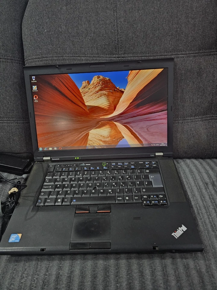 K960 Lenovo ThinkPad T510 15" Laptop Intel i5 GPU 6GB RAM 128GB SSD 1tb Hdd Win7 - Image 3 of 4