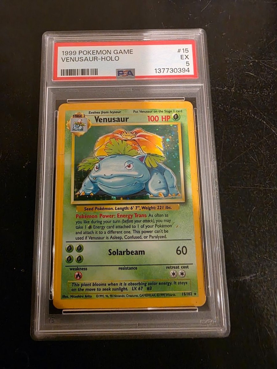 Venusaur 015/102 Base Set Holo for sale online | eBay