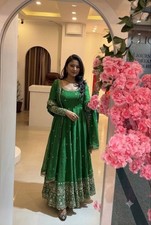 GOWN SALWAR KAMEEZ PAKISTANI INDIAN WEDDING PARTY WEAR DRESS BOLLYWOOD SUIT NEW