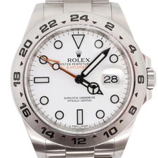 2010s Mint Rolex 216570 Explorer II "Polar" 42mm Steel White Dial Watch