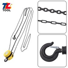 2200lbs/1Ton Capacity Chain Hoist Steel Construction Chain Block 20FT/6m Lift