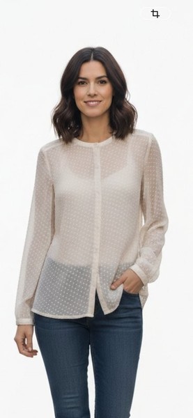 Women Hallhuber Blouse Beige 36
