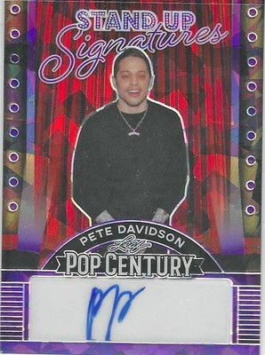 Pete Davidson 2023 Leaf Pop Century Stand Up Signatures Auto #SUS-PD1 14/15