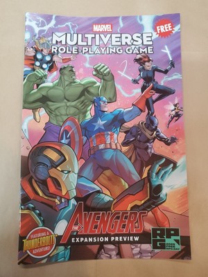 Marvel Multiverse RPG Game Avengers Exp Preview ( 2025) Free RPG Day
