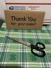 ❤️Vintage Heritage Scissors 9" (Made in USA) Black Coating Comfort Fit Handles
