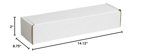 White Literature Mailing Boxes, 14 1/8 X 8 3/4 X 2 Inches, Pack of 50, Crush-Pro - Picture 7 of 12