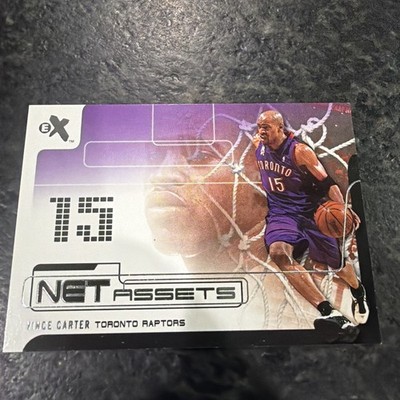 2001-02 Fleer Exclusive - NET ASSETS - Vince Carter
