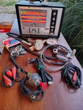 VTG Sears Penske Auto Test With Accessories Plus SUN Compression Tester UNTESTED