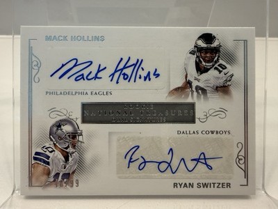 Mack Hollins / Ryan Switzer National Treasures Rookie Dual Signatures/99