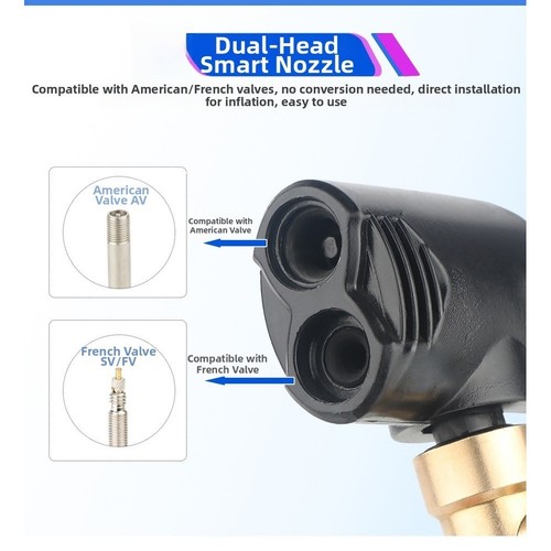 Adapter złącza inflatora opon z gwintem do pomp powietrza do samochodu motocykla roweru - Zdjęcie 7 z 15