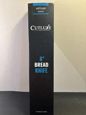 Cutluxe Artisan Series 8" Serrated German Steel Blade Bread Knife w/ Box and Tag